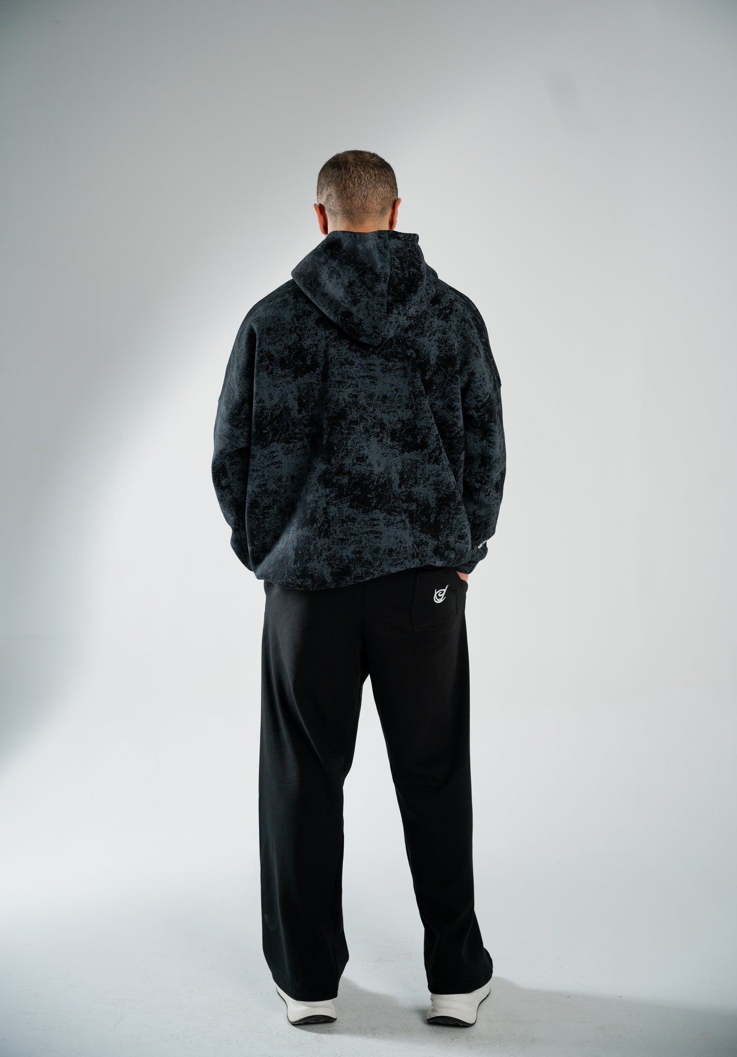 BLACK X GREY OVERSIZED HOODIE