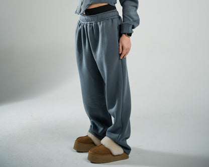 GREY COTTON PANTS
