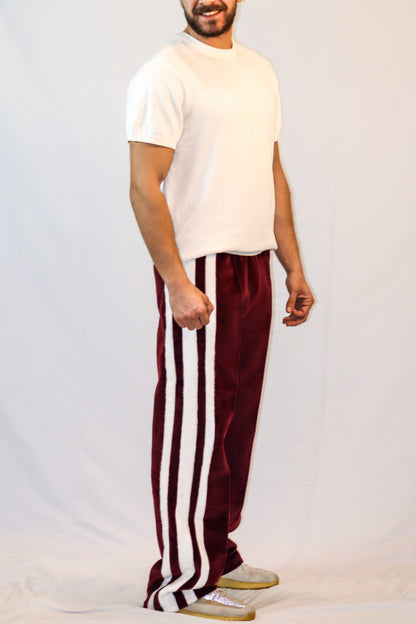 Velocity Track Pants – (Burgundy series)