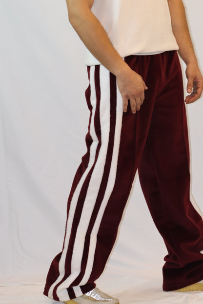 Velocity Track Pants – (Burgundy series)