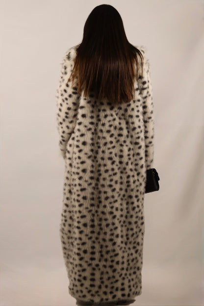 “Monochrome Diva Coat”