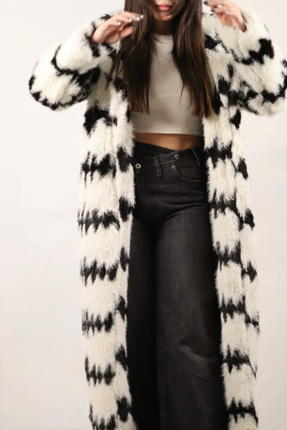 Ice Crest Pattern Coat