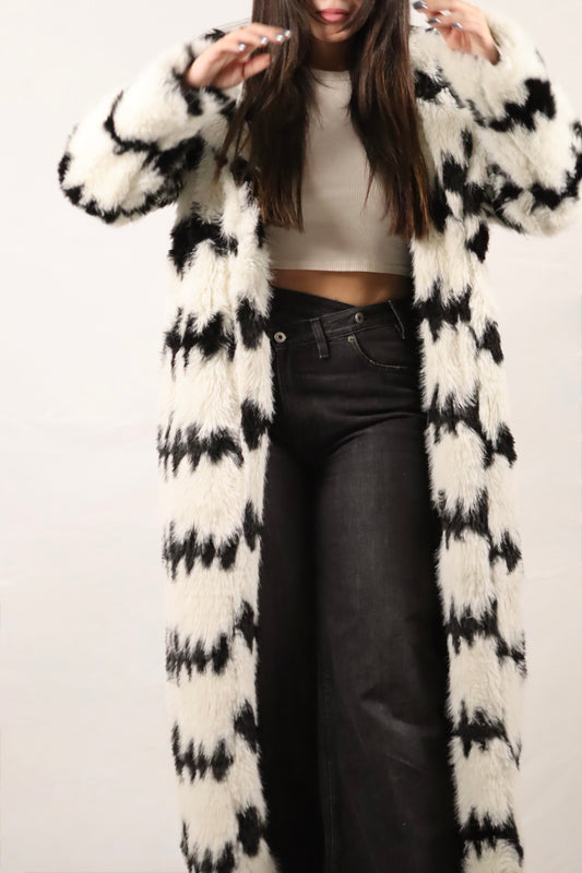 Ice Crest Pattern Coat