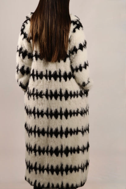 Ice Crest Pattern Coat
