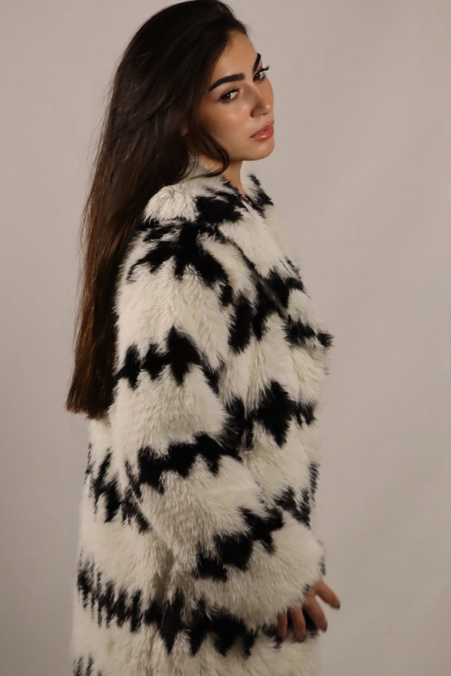Ice Crest Pattern Coat