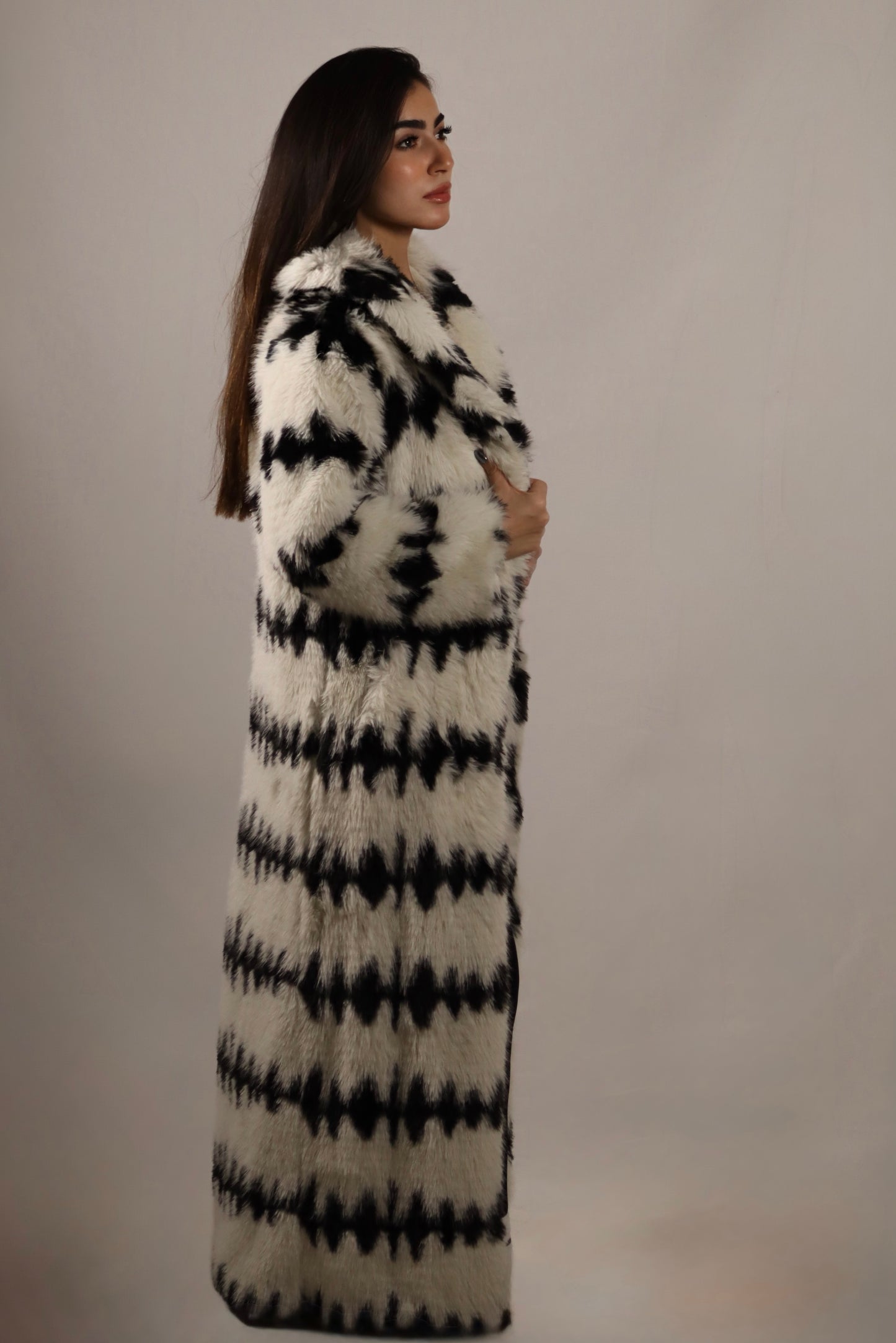Ice Crest Pattern Coat