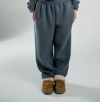GREY COTTON PANTS