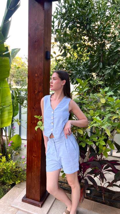 Baby Blue Vest
