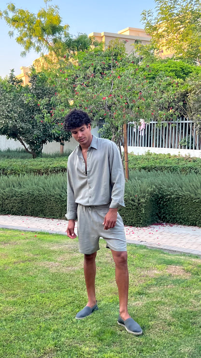Olive Green Long Sleeve Shirt