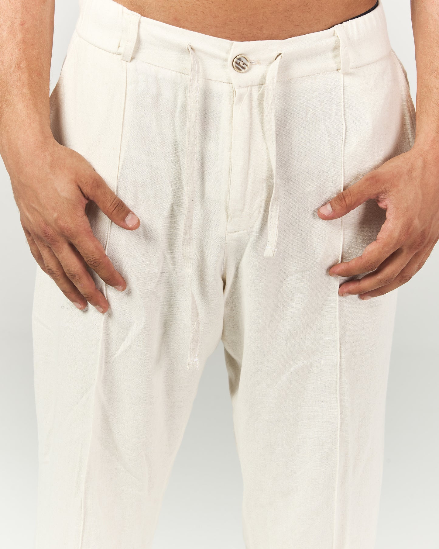 beige Linen pants